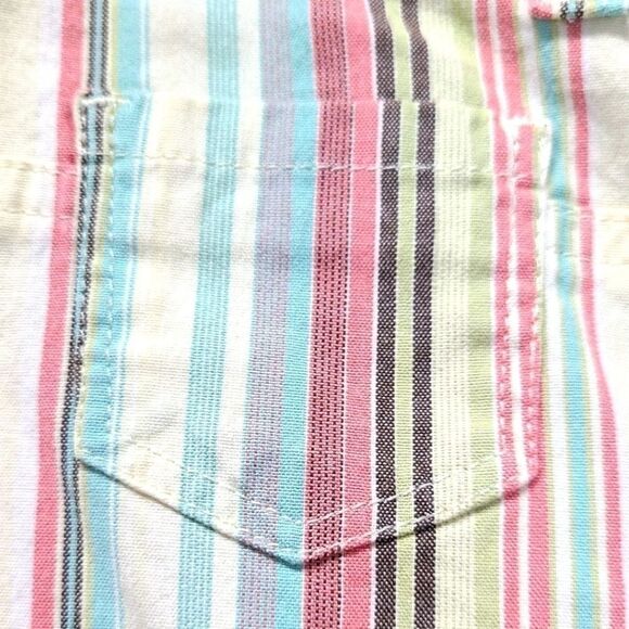 Ann Taylor Loft Women’s Stripped‎ Ruffle Mini Skirt Size 6 - Picture 4 of 5